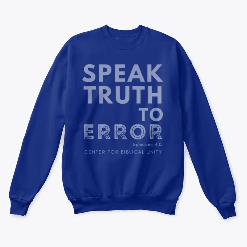 Speak Truth To Error