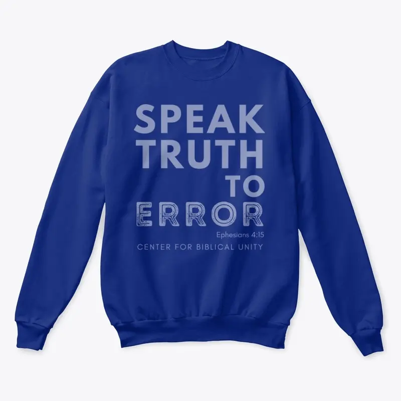 Speak Truth To Error